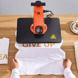 VEVOR Heat Press Machine 12x15in 5in1 Sublimation Transfer T-shirt Plate Mug Cup - Low Angle
