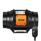 VEVOR Inline Duct Fan, 152.4mm 323.7 CFM with Variable Speed Controller, Quiet AC-motor Ventilation Exhaust Fan for Cooling Booster, Grow Tents, Hydroponics - Extra Image