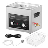 VEVOR 10L Ultrasonic Cleaner with Heater Timer & Basket Digital Sonic Machine - Extra Image