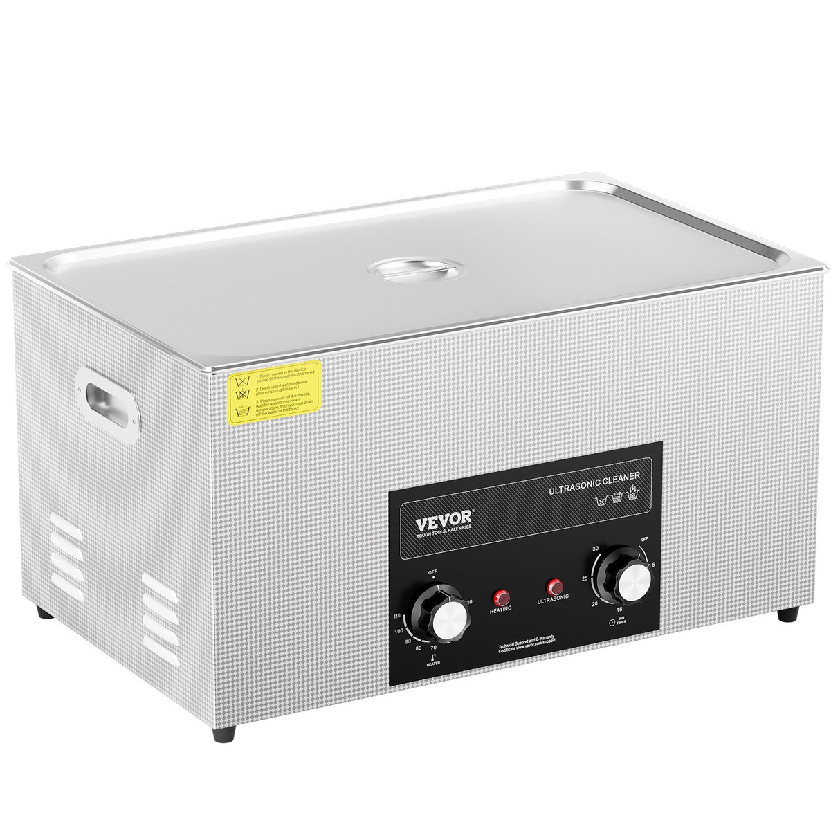 VEVOR 22L Ultrasonic Cleaner with Heater Timer & Basket Digital Sonic Machine