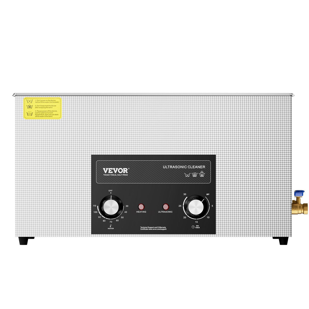 VEVOR 22L Ultrasonic Cleaner with Heater Timer & Basket Digital Sonic Machine
