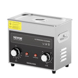3L Ultrasonic Cleaner with Heater Timer & Basket, Professional Digital Sonic Cavitation Machine, 120W Cleaning Machine for Watch Instruments, Glasses, Coin, Metal Parts, Tool
