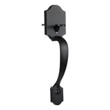 VEVOR Front Door Handle and Deadbolt Set, Matte Black Front Door Lock Set with Interior Knob, Single Cylinder Handleset Adjustable Hole Spacing, for Right and Left Handed Entrance and Front Door - Extra Image