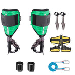 Tree Climbing Spikes Set, Height-Adjustable Tree Climbing Gear with Straps & Spike Protectors, 159 kg Load Capacity, Heavy Duty Steel Climb Spurs Arborist Equipment for Fruit Picking Hunting