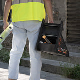 VEVOR Ladder Levler 380lbs Load PP Leveling Tool with Storage for Uneven Ground - Close-Up Angle