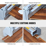 VEVOR Floor Cutter 330mm, Cuts Vinyl Plank, Laminate, Engineered Hardwood, Siding, 12mm Cutting Depth Effortless And Easy Cutting, Vinyl Plank Cutter for LVP, WPC, SPC, LVT, VCT, PVC, and More - Top-Down View