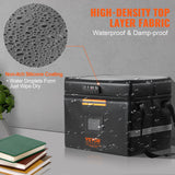 VEVOR Fireproof Document Box, Fireproof Document Bag with Lock 2000_, Fireproof and Waterproof File Box 450x140x315 mm with Zipper & Handle, for Money
