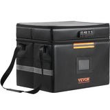 VEVOR Fireproof Document Box, Fireproof Document Bag with Lock 2000_, Fireproof and Waterproof File Box 450x140x315 mm with Zipper & Handle, for Money