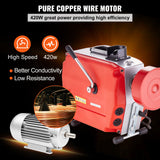 Drain Cleaner Machine 120FT x 7/8" 420W Sewer Snake Auger Manual Feed