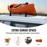 VEVOR 2 Bars Van Roof Ladder Rack 500 LBS Adjustable 35.8" to 57.5" Alloy Steel