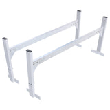 VEVOR Van Roof Ladder Rack, 2 Bars Aluminum Alloy Roof Ladder Racks, 181 kg Capacity Rain-Gutter Van Roof Rack, Adjustable Length 1300-2060 mm, Van - Extra Image