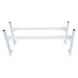 VEVOR Van Roof Ladder Rack, 2 Bars Aluminum Alloy Roof Ladder Racks, 181 kg Capacity Rain-Gutter Van Roof Rack, Adjustable Length 1300-2060 mm, Van - Extra Image