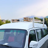 VEVOR 2-Bar Van Roof Ladder Rack Alloy Adjustable 47.2