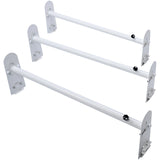VEVOR Van Roof Ladder Rack, 3 Bars Alloy Steel Roof Racks, 750 LBS Capacity Rain-Gutter Roof Rack, Adjustable Length 40.2" to 74.8", Van Ladder Rack