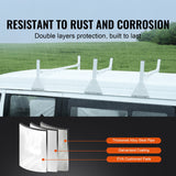 VEVOR 3-Bar Van Roof Ladder Rack Adjustable 56.3