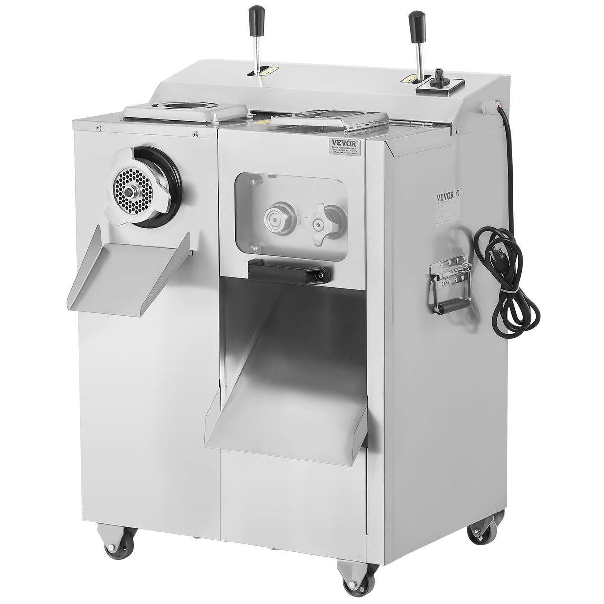 VEVOR Commercial Electric Meat Grinder Slicer 6.35 kg/Min Sausage Stuffer Maker