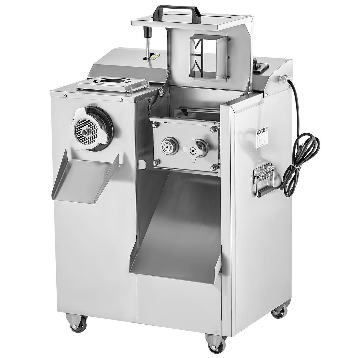 VEVOR Commercial Electric Meat Grinder Slicer 6.35 kg/Min Sausage Stuffer Maker