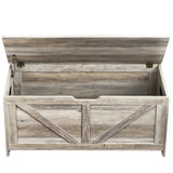 VEVOR Kids Toy Storage Bench Wooden Toy Box Chest 38.98 x 15.55 x 18.9 in Gray - Extra Image