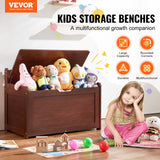 VEVOR Kids Toy Storage Bench Wooden Toy Box Chest 32.68 x 17.91 x 24.02