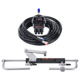 VEVOR Hydraulic Outboard Steering Kit, 90HP, Marine Boat Hydraulic Steering System, with Helm Pump Two-Way Lock Cylinder and 24 Feet Hydraulic Steering Hose, for Single Station Single-Engine Boats - Extra Image