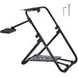 VEVOR Foldable Racing Steering Wheel Stand, Height Adjustable Universal Base Compatible with Logitech & Thrustmaster Racing Wheel and Pedal, Heavy-