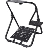 VEVOR Foldable Racing Steering Wheel Stand, Height Adjustable Universal Base Compatible with Logitech & Thrustmaster Racing Wheel and Pedal, Heavy-
