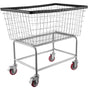 VEVOR Wire Laundry Cart Wire Laundry Basket 4.5 Bushel Heavy Duty w/ 5'' Wheels