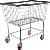 VEVOR Wire Laundry Cart Wire Laundry Basket 4.5 Bushel Heavy Duty w/ 5'' Wheels - Extra Image