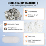 VEVOR 2.25" 58mm Button Badge Parts Supplies for Button Maker Machine 500 Sets