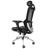 VEVOR Mesh Office Chair, Adjustable High Back Desk Chair with Mesh Seat, Angle and Height Adjustable Home Office Chair with Lumbar and Head Support,