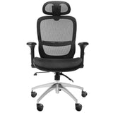VEVOR Mesh Office Chair, Adjustable High Back Desk Chair with Mesh Seat, Angle and Height Adjustable Home Office Chair with Lumbar and Head Support,