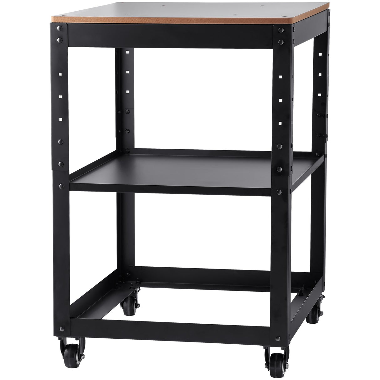VEVOR Planer Stand, 100 lbs / 45 kg heavy loads, Three-Gear Height Adjustable Thickness Planer Table,with 4 Stable Casters & Storage Space, for most