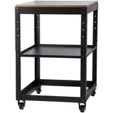 VEVOR Planer Stand, 100 lbs / 45 kg heavy loads, Three-Gear Height Adjustable Thickness Planer Table,with 4 Stable Casters & Storage Space, for most planers, saws, bench-top machines, power tools - Extra Image