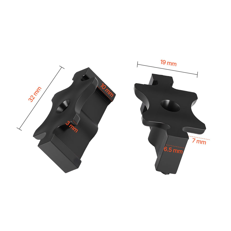 500PCS Hidden Deck Fasteners for Composite Decking Board, Universal Composite T Clips & Plastic Hidden Fasteners with Metal Screws,Polypropylene PP Clips Works with 6.5 mm Gaps, Black