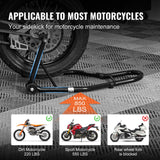 VEVOR Motorcycle Bike Stand Rear 850 LBS Forklift Spoolift Paddock Swingarm Lift - Top-Down View