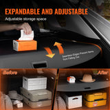 VEVOR Retractable Cargo Cover for GMC Terrain + Chevrolet Equinox 2018-2024 - Top-Down View