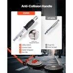 Magnetic Lid Lifter Dolly, 600 kg Pulling Capacity, Steel Dolly with Heavy Duty Magnet Lift and 2 Wheels, Adjustable Handle, N42 Neodymium, Foldable and Portable, for Lifting Manhole Covers