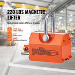 Magnetic Lifter, 100 kg/220 lbs Pulling Capacity, 2.5 Safety Factor, Neodymium & Steel, Lifting Magnet with, image 2