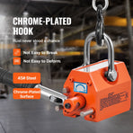 Magnetic Lifter, 100 kg/220 lbs Pulling Capacity, 2.5 Safety Factor, Neodymium & Steel, Lifting Magnet with, image 4