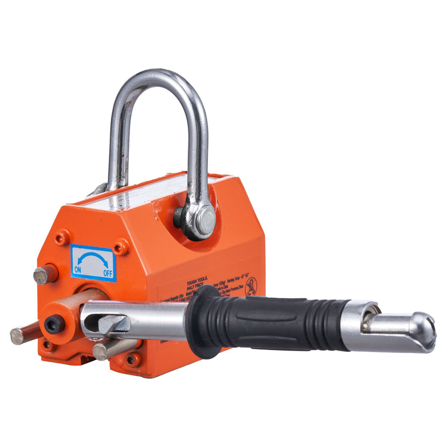 Magnetic Lifter, 100 kg/220 lbs Pulling Capacity, 2.5 Safety Factor, Neodymium & Steel, Lifting Magnet with, image 10
