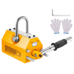 Magnetic Lifter, 600 kg Pulling Capacity, 2.5 Safety Factor, Neodymium & Steel, Lifting Magnet with Release,