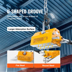 Magnetic Lifter, 600 kg Pulling Capacity, 2.5 Safety Factor, Neodymium & Steel, Lifting Magnet with Release,, image 6