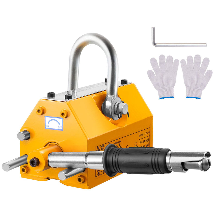 Magnetic Lifter, 600 kg Pulling Capacity, 2.5 Safety Factor, Neodymium & Steel, Lifting Magnet with Release,, image 9