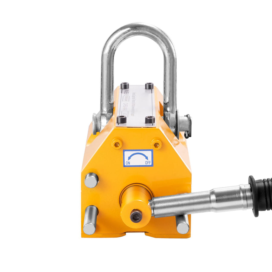 Magnetic Lifter, 1000kg Pulling Capacity, 2.5 Safety Factor, Neodymium & Steel, Lifting Magnet with Release, Permanent Lift Magnets, Heavy Duty Magnet for Hoist, Shop Crane, Block, Board