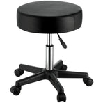 Rolling Stools with Wheels, 400 LBS Weight Capacity Adjustable Height Stool with Ultra-Thick Seat Cushion,
