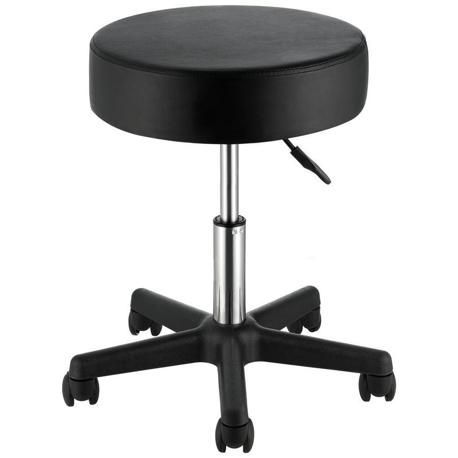 Rolling Stools with Wheels, 400 LBS Weight Capacity Adjustable Height Stool with Ultra-Thick Seat Cushion,, image 9
