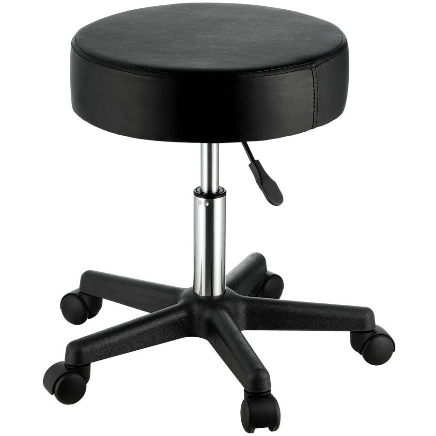 Rolling Stools with Wheels, 400 LBS Weight Capacity Adjustable Height Stool with Ultra-Thick Seat Cushion,, image 10
