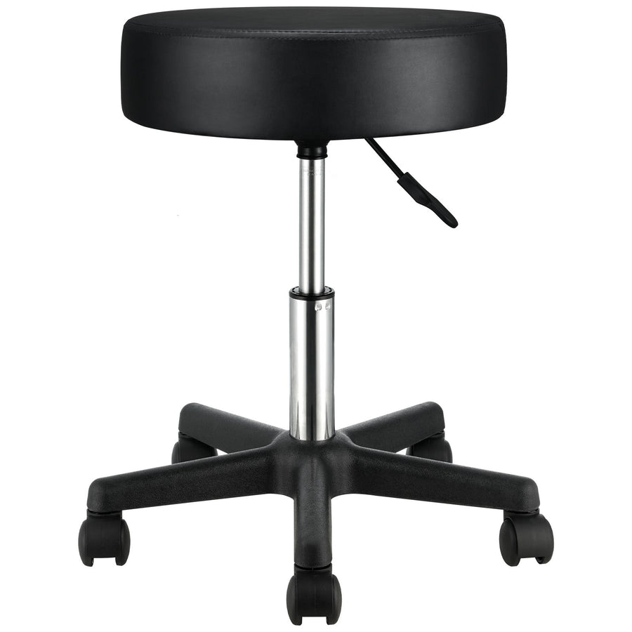 Rolling Stools with Wheels, 400 LBS Weight Capacity Adjustable Height Stool with Ultra-Thick Seat Cushion,, image 11