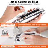 VEVOR 3Pcs Pasta Attachment for KitchenAid Stand Mixer Pasta Roller Cutter Set - Rear View