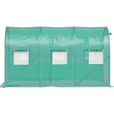 VEVOR Walk-in Tunnel Greenhouse Galvanized Frame & Waterproof Cover 12x7x7 ft - Extra Image